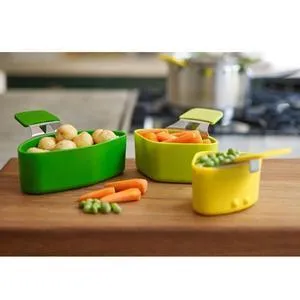 3 PIECE STAINLESS STEEL FOOD STEAMER