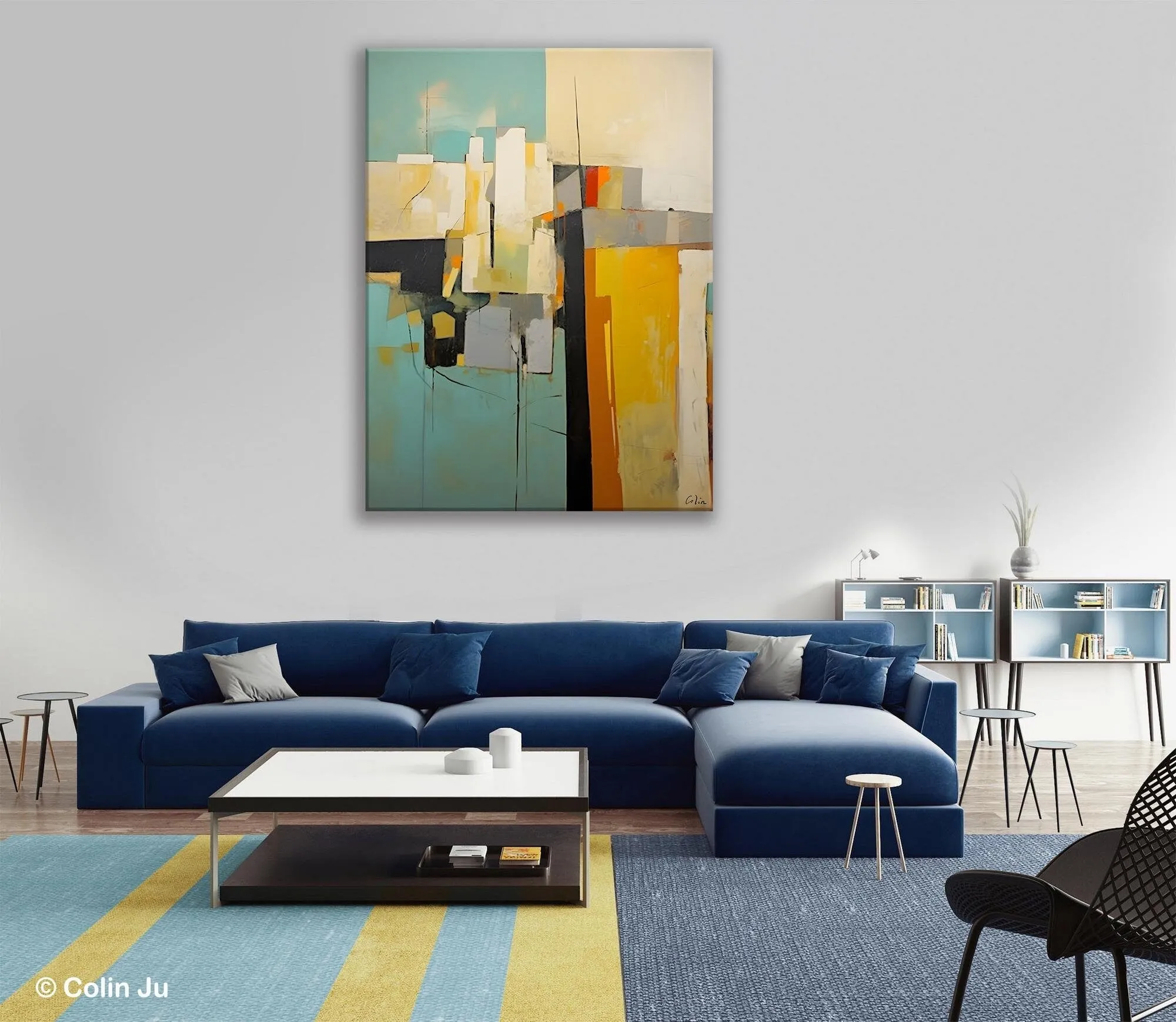 Abstract Paintings, Large Contemporary Wall Art, Extra Large Paintings for Living Room, Heavy Texture Canvas Art, Original Modern Painting