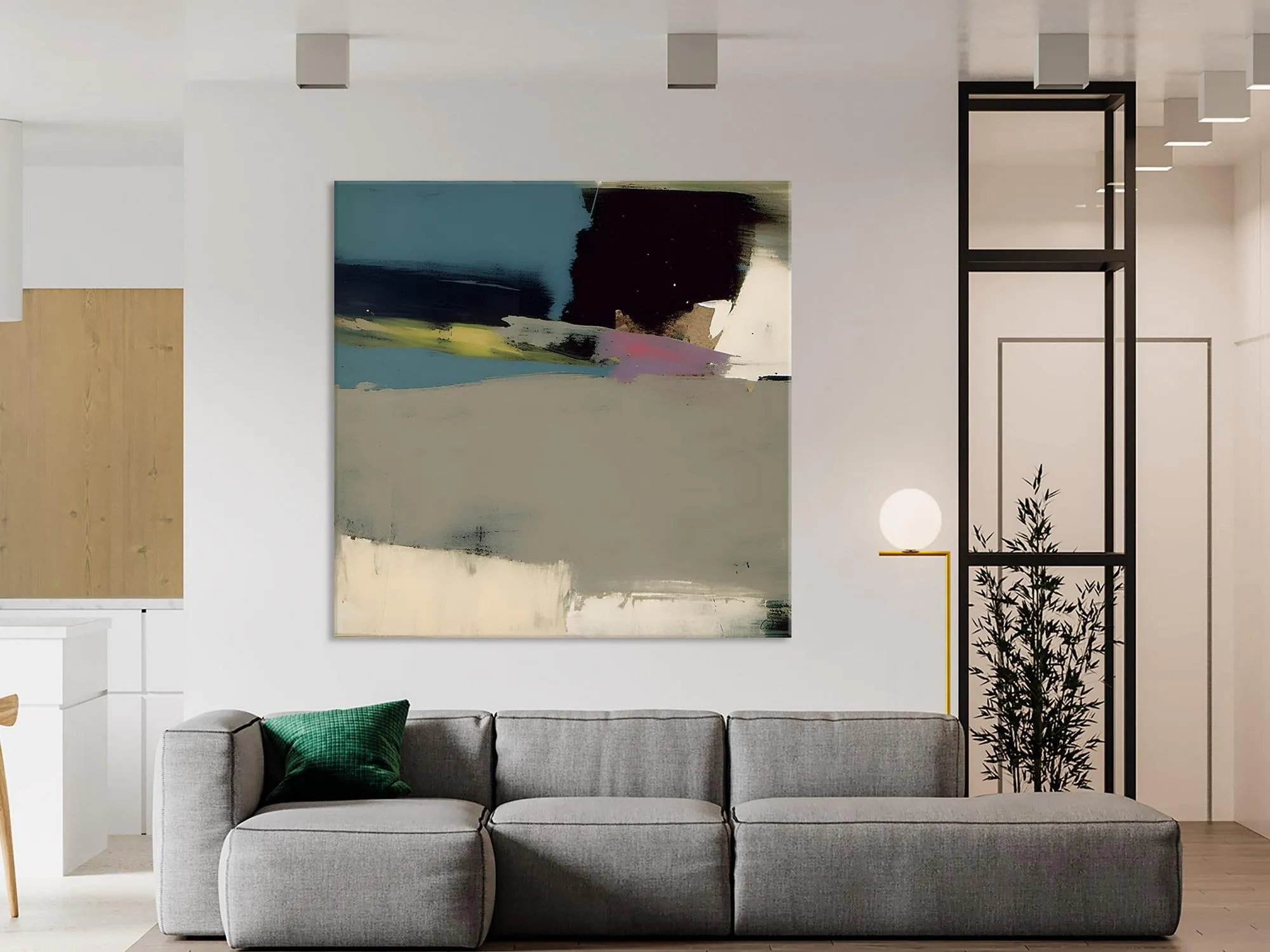 Abstract Wall Art for Bedroom, Original Modern Acrylic Artwork, Modern Canvas Art Paintings, Extra Large Abstract Paintings for Dining Room