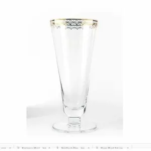 Art Deco Highball Glass - Kiss That Frog