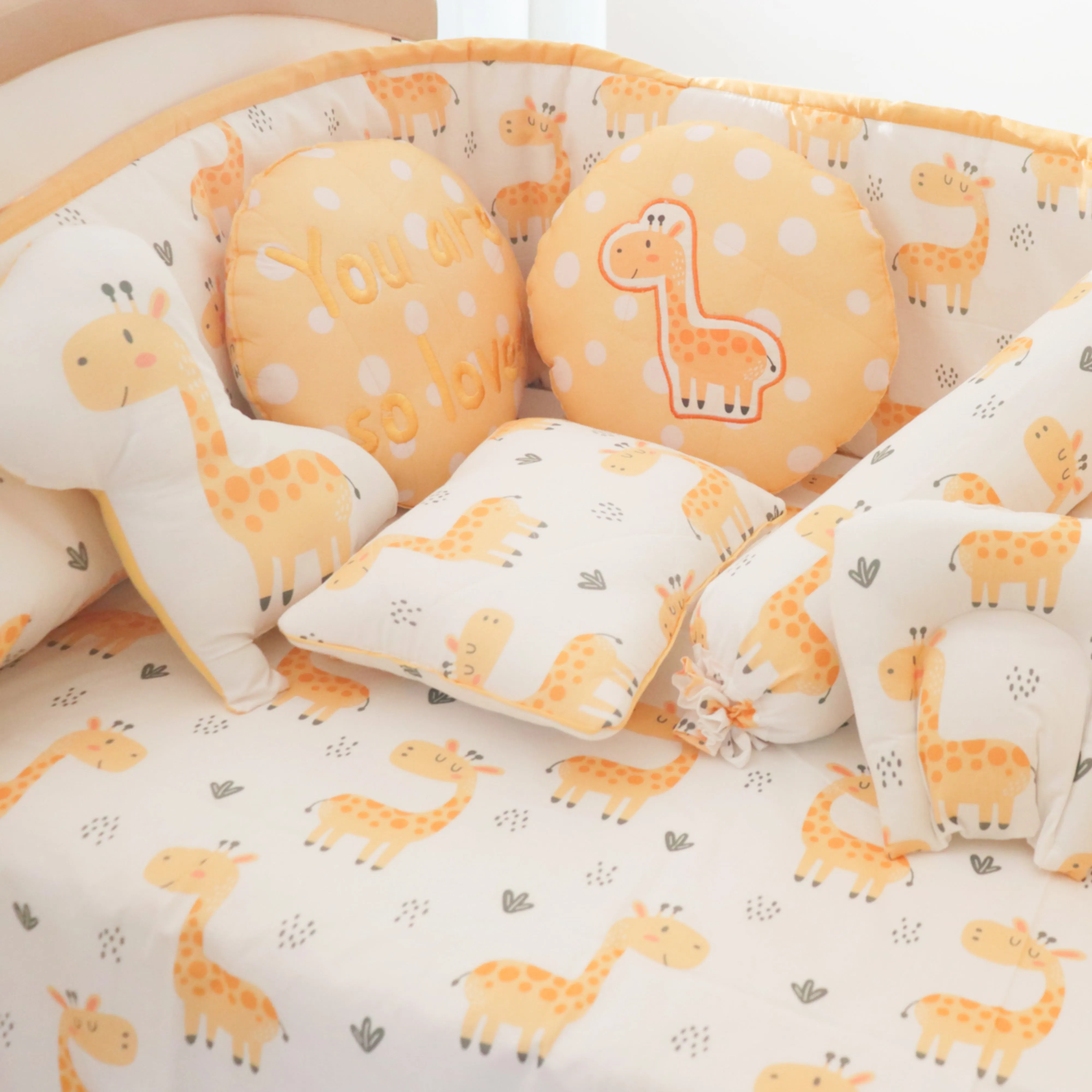 Baby Giraffe - Throw Cushion