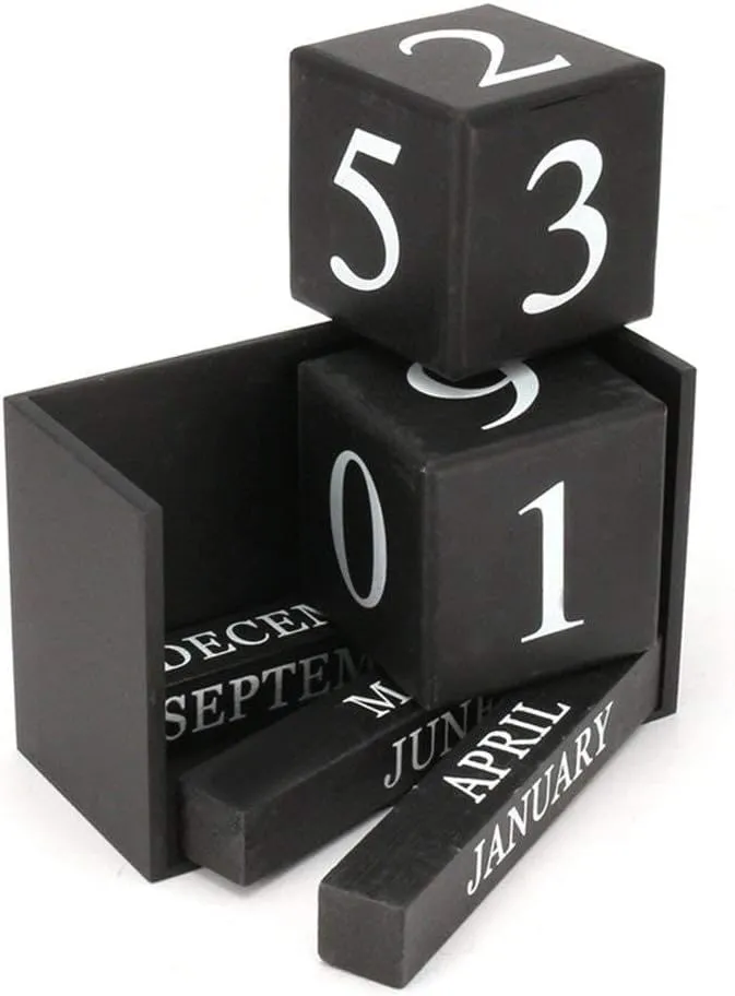 Babymoon Milestone Timeline Wooden Calendar Blocks | Add-ons | Baby Photoshoot Props | Black
