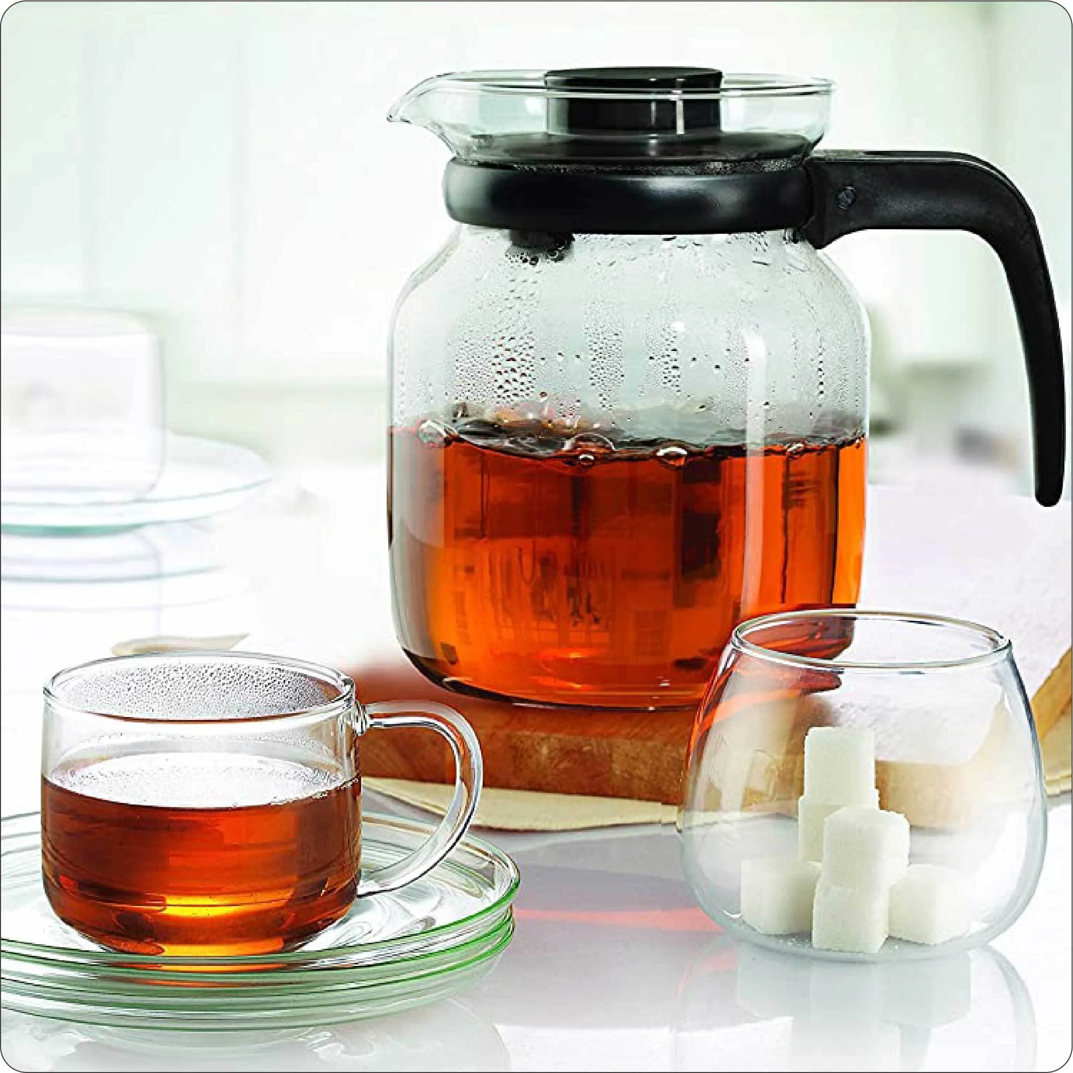 Borosilicate Glass - Piccoletta Tea Set (14 Pieces)