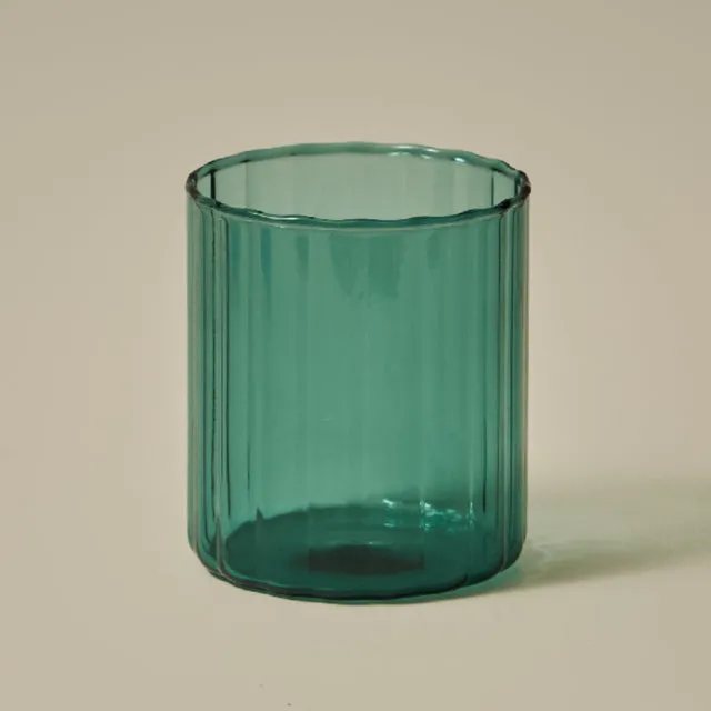 Colorful glassware set