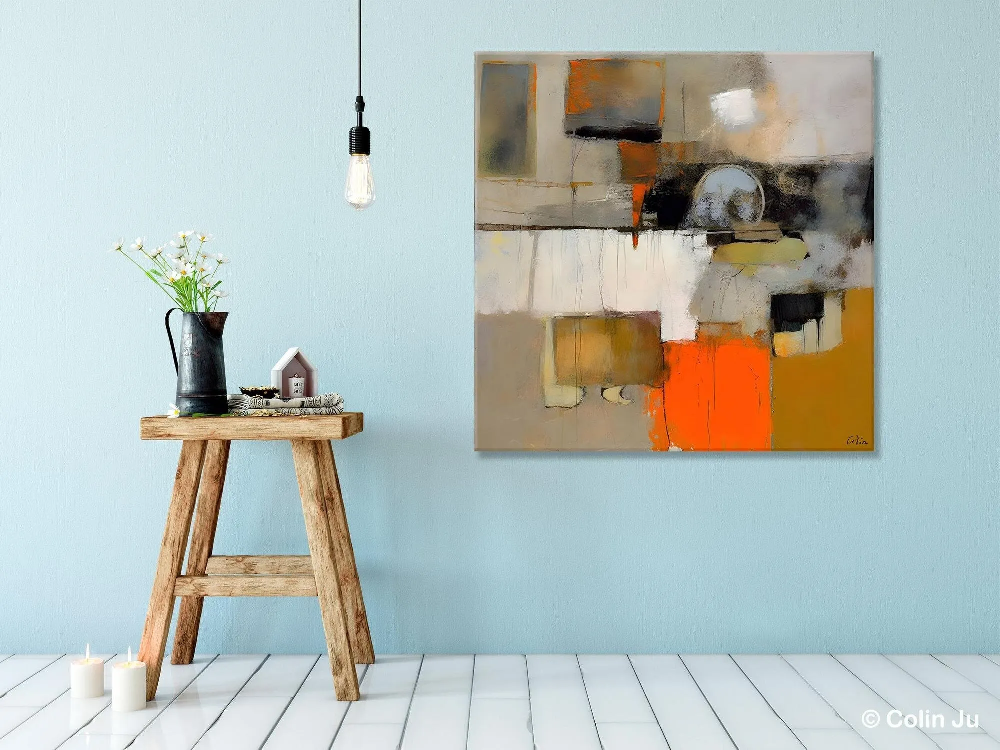Contemporary Canvas Art, Modern Acrylic Artwork, Buy Art Paintings Online, Original Modern Paintings, Large Abstract Painting for Bedroom
