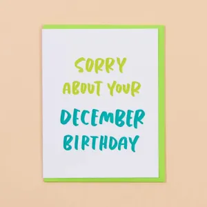 December Birthday Card