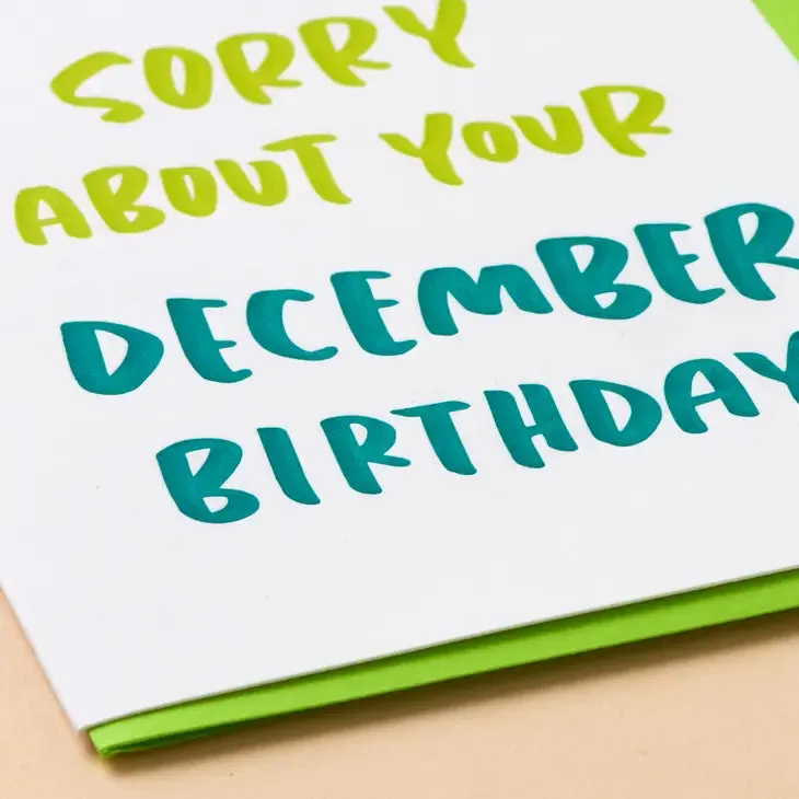 December Birthday Card