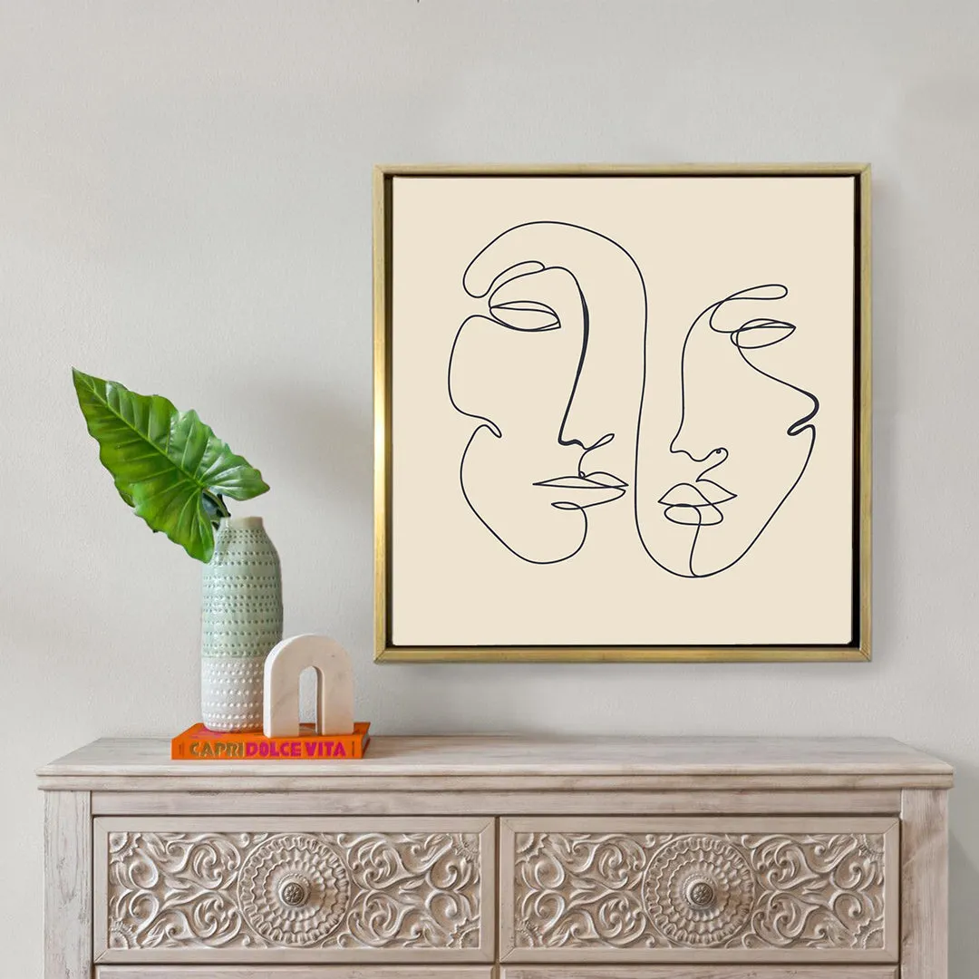 Facing Together Custom Art
