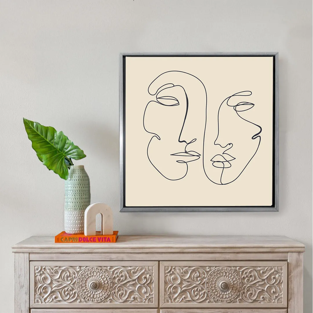 Facing Together Custom Art