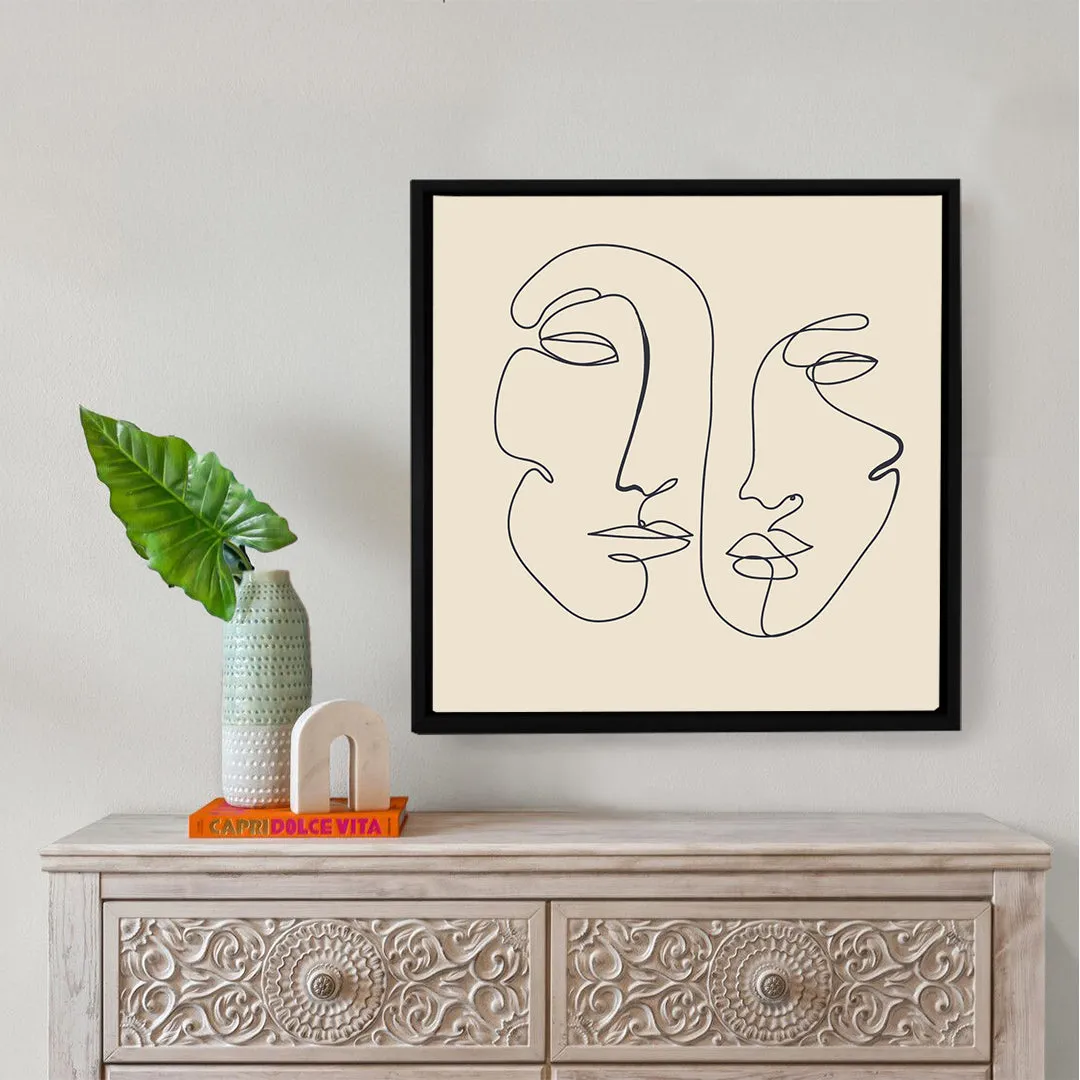 Facing Together Custom Art