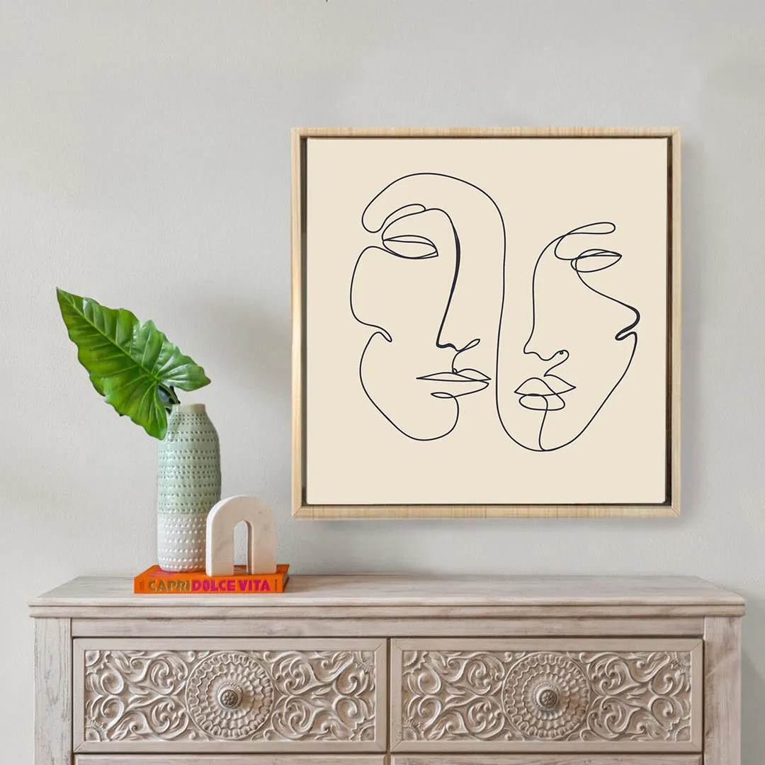 Facing Together Custom Art
