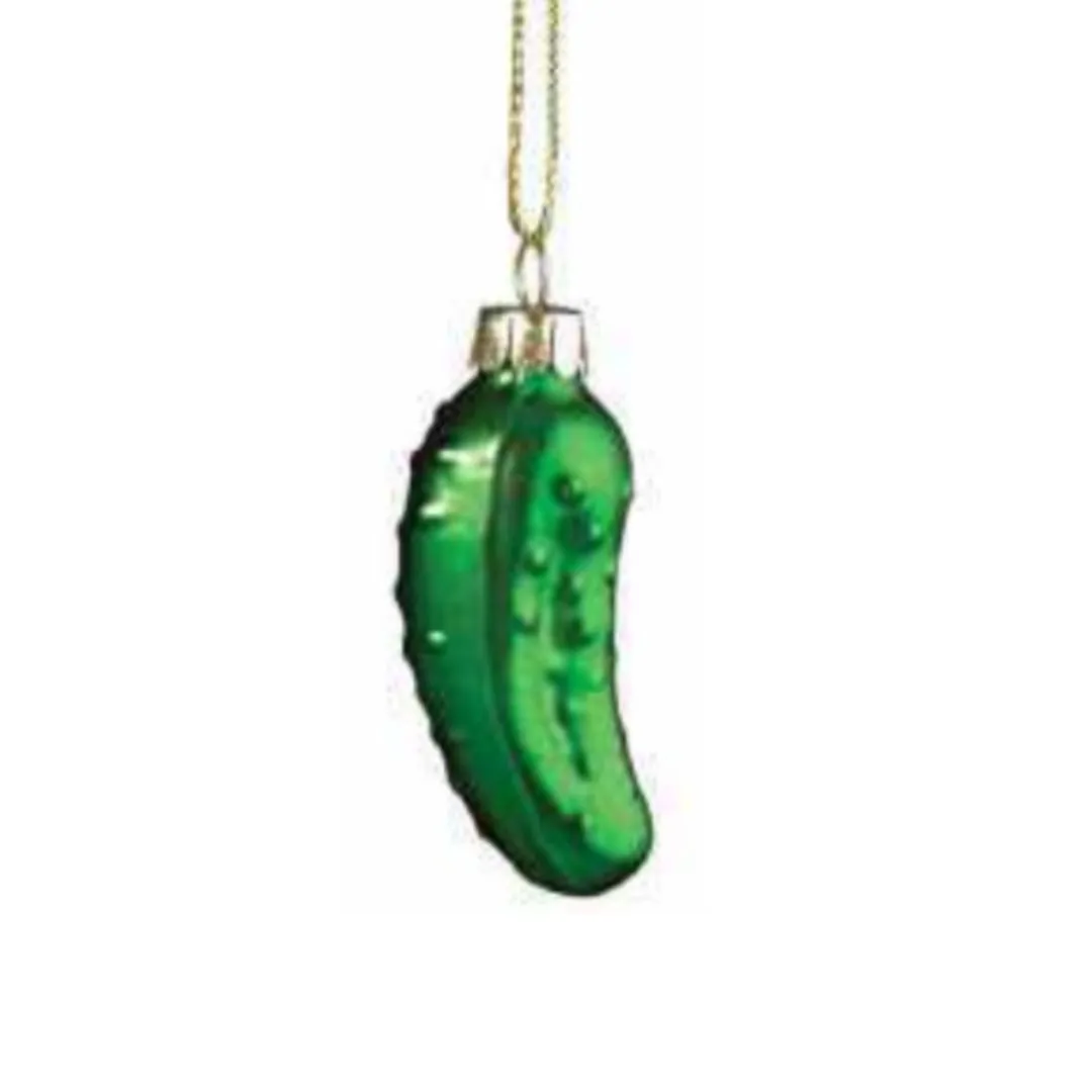 Glass Pickle Ornament (Matte)