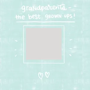 Grand Parents - Teal - Medium