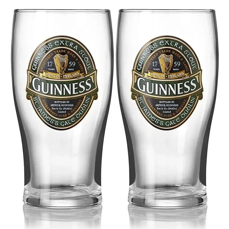 Guinness® Ireland Green Pint Glass