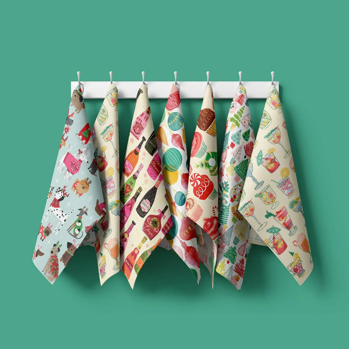 Luminous Ornaments Kitchen Towel