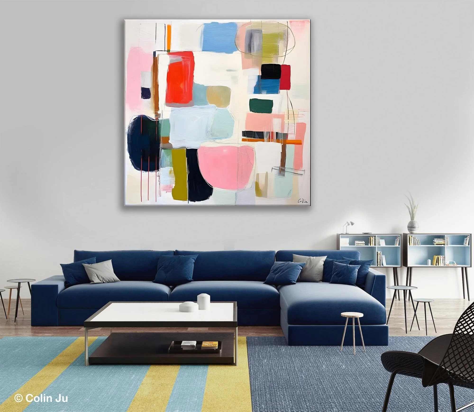 Modern Canvas Paintings, Large Abstract Painting for Bedroom, Original Abstract Wall Art, Modern Acrylic Artwork, Contemporary Canvas Art