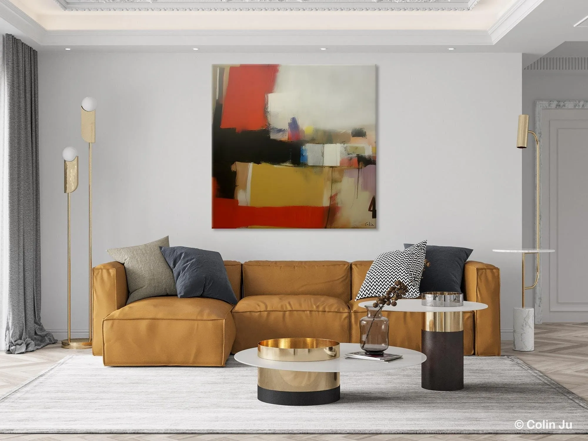 Modern Original Abstract Art, Canvas Paintings for Sale, Large Wall Art for Bedroom, Geometric Modern Acrylic Art, Contemporary Canvas Art