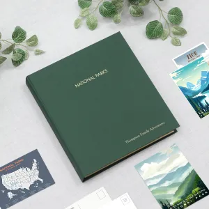 National Parks Album | Cover: Pine Vegan Leather | Available Personalized