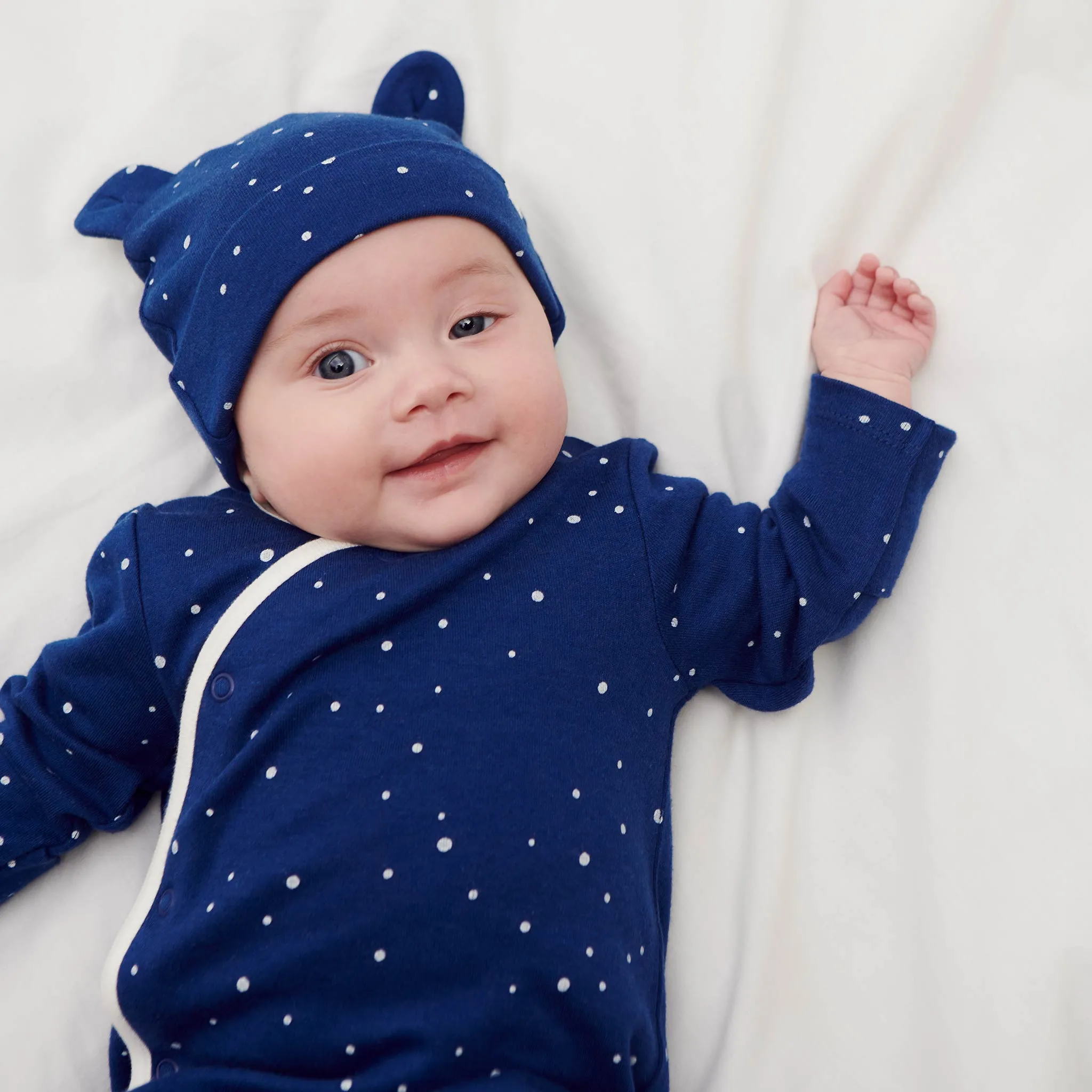 Night Sky Baby Bear Hat