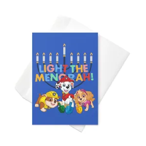 Paw Patrol Hanukkah Greeting Card