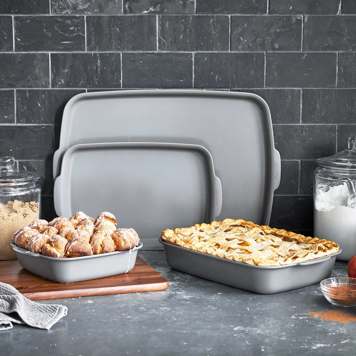 Premiere Ovenware Ceramic Nonstick 4-Piece Set