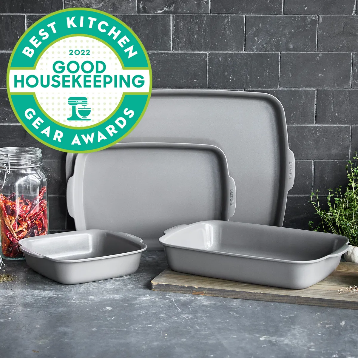 Premiere Ovenware Ceramic Nonstick 4-Piece Set