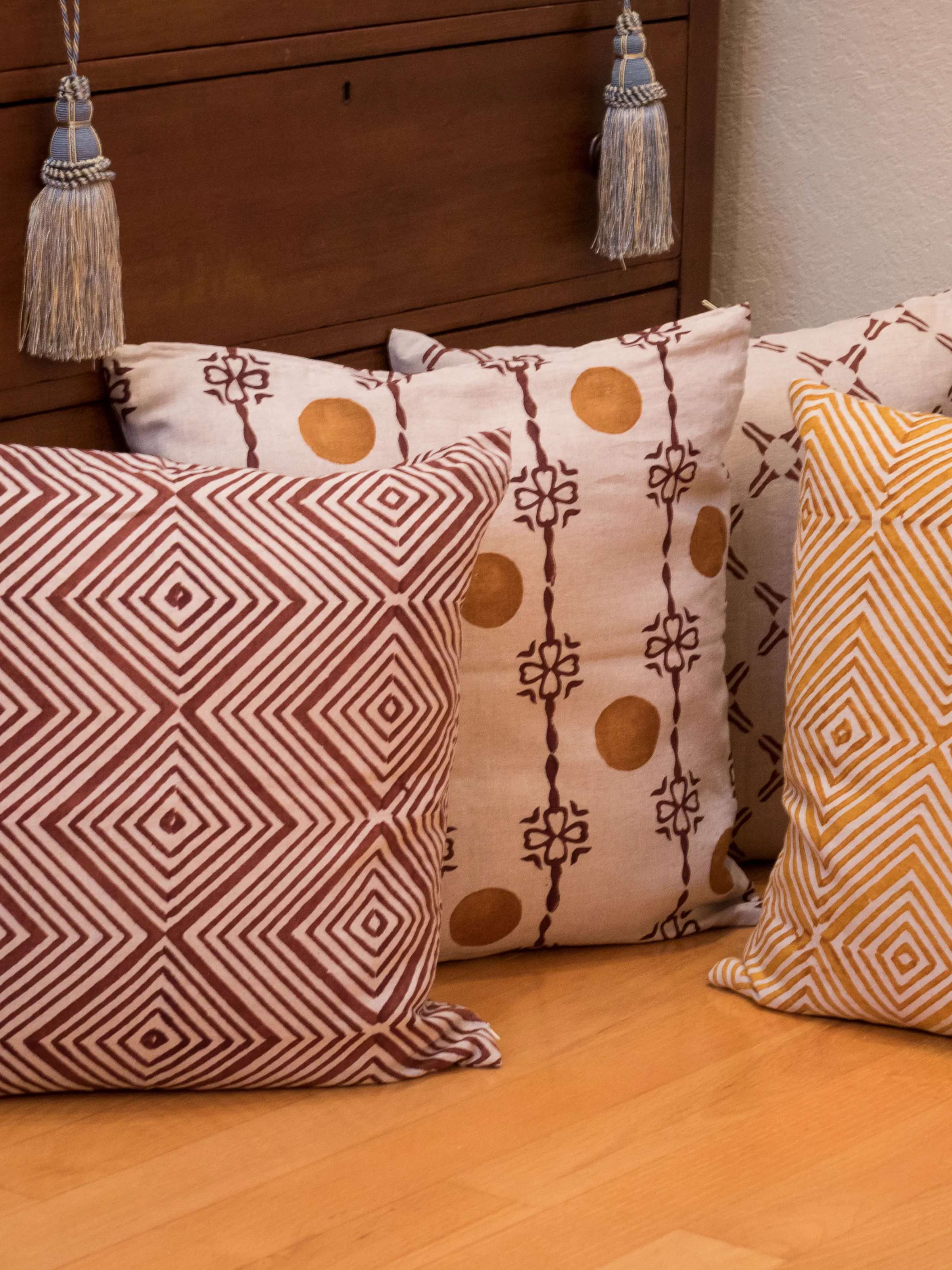 Sake Amber And Espresso Decorative Pillow