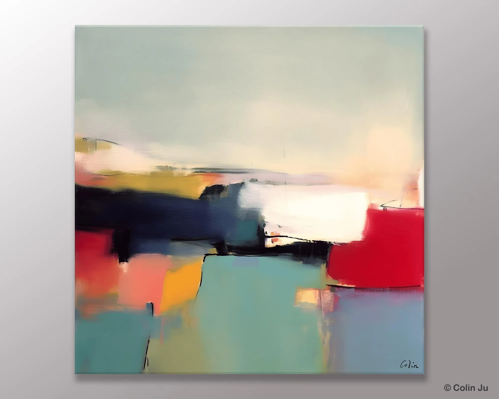 Simple Modern Wall Art, Extra Large Canvas Painting for Living Room, Oversized Contemporary Acrylic Paintings, Original Abstract Paintings