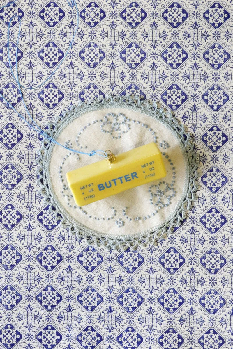 Stick of Butter Glass Ornament