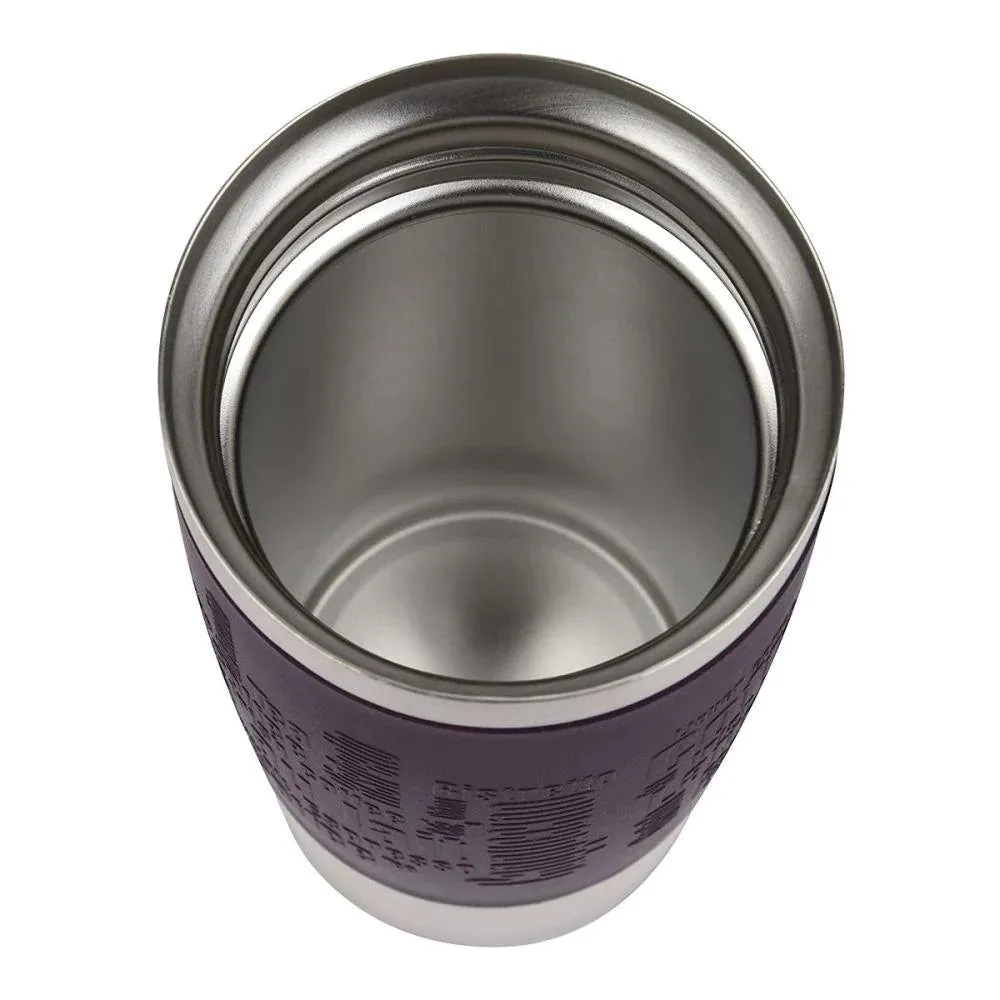 Tefal, Stainless Steel Travel Mug 360 Ml, Blackberry Silver