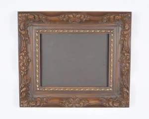 Vintage Ornate Picture Frame- Large 11 x 14-Victorian-Style Wall Decor-Dark Brown-Antique Decor